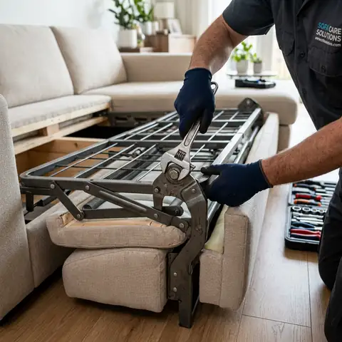 Temiz Koltuk Yıkama çekyat makas değişimi hizmeti